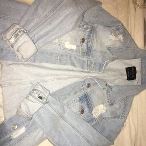 DEMIN JACKET barely worn size large